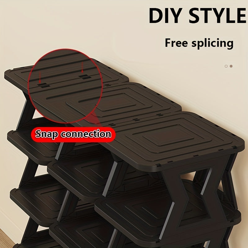 1pc Shoe Rack Storage DIY Large Capacity Living Room Balcony Organizer