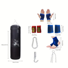 Adult Unisex Hanging Boxing Sandbag Set Martial Arts Combat Training