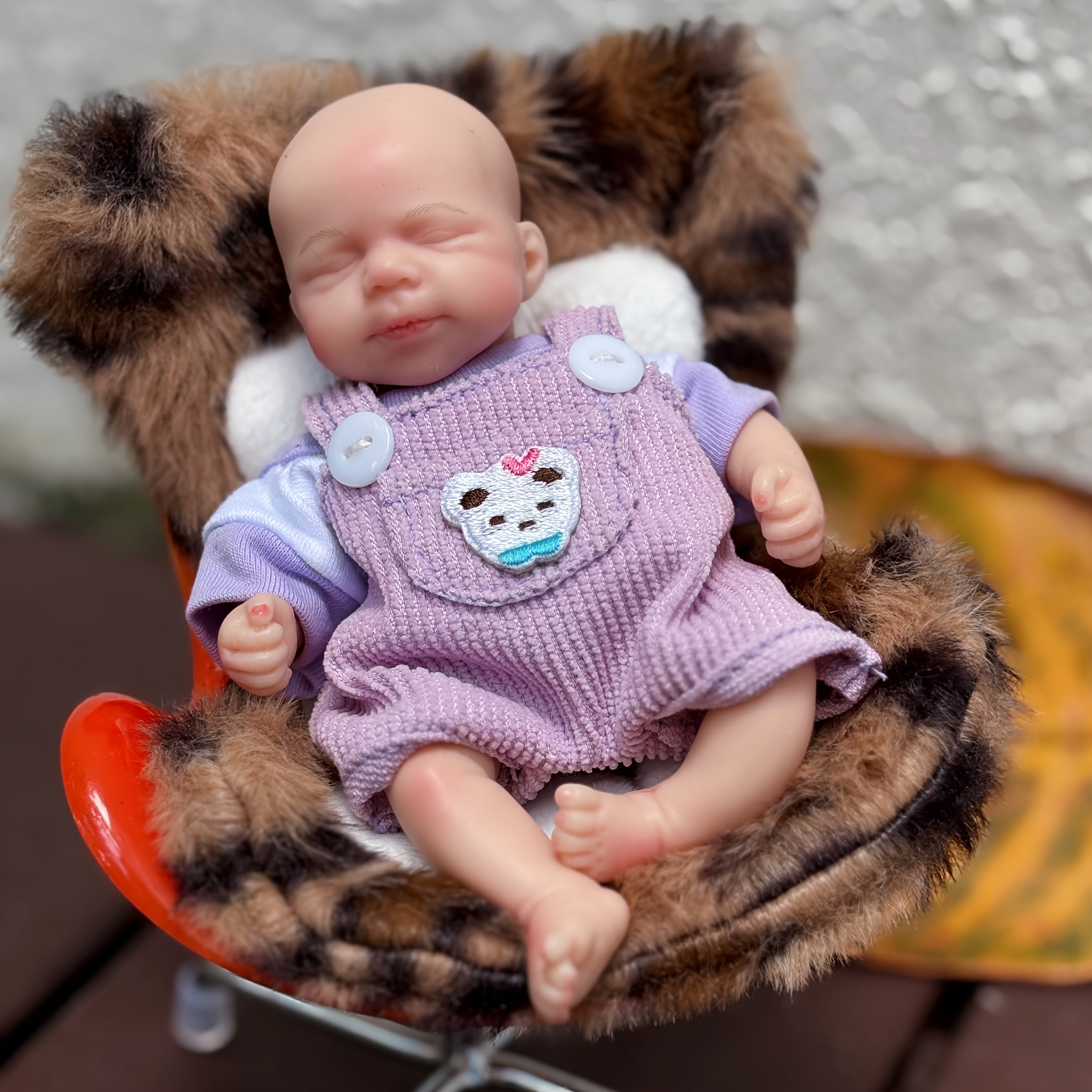 6" Mini Palm Reborn Doll Girl Pascale Soft Silicone Bebe Reborn Doll