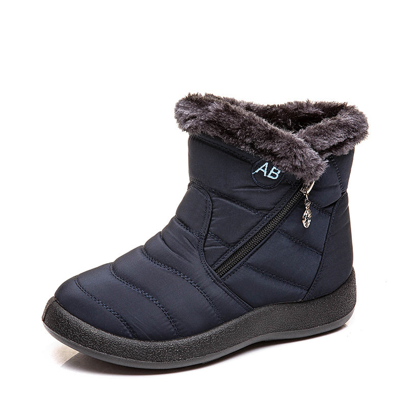 Women's Cozy Furry Snow Boots Comfortable Platform Shoes