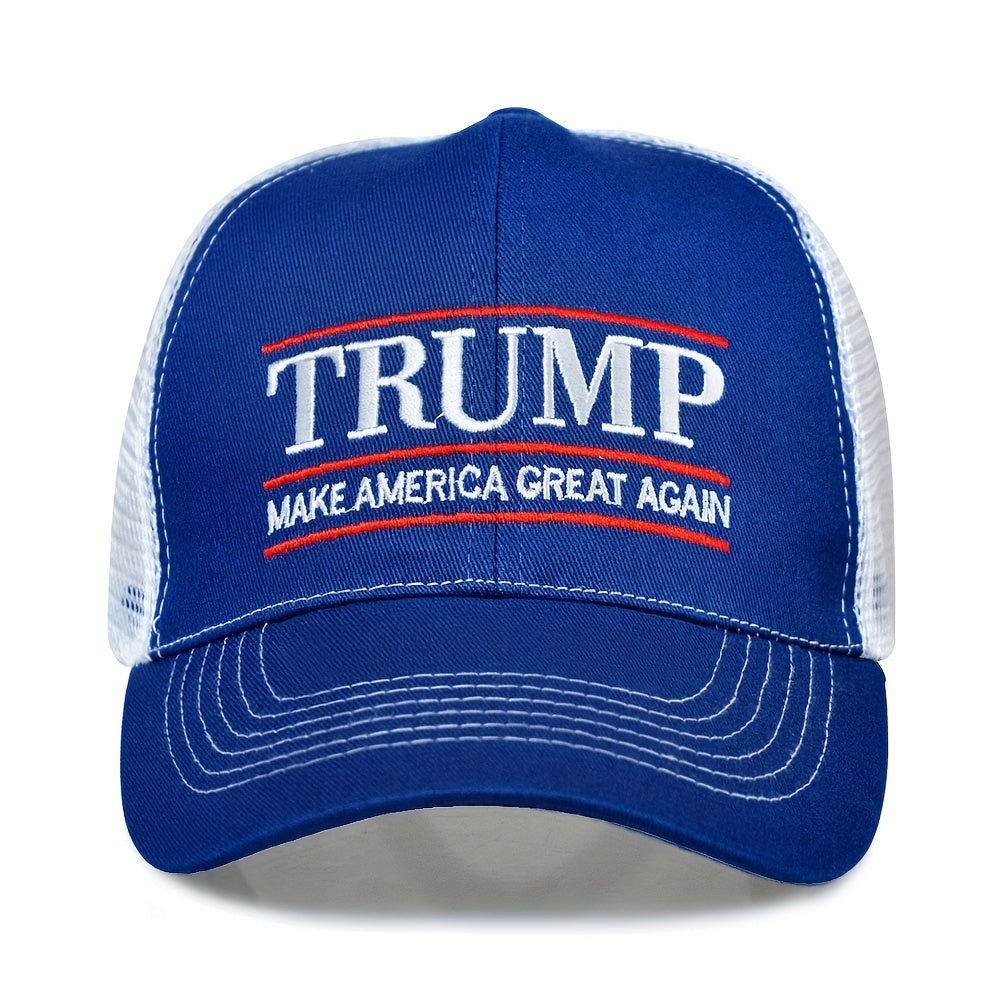 Letter Embroidery Mesh Trucker Hat Baseball Cap