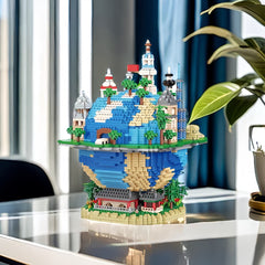 Global Village Micro Diamond Building Block Ornament
