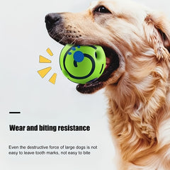 Interactive Dog Toy Wobble Wag Giggle Ball LED Lights Fun Sounds