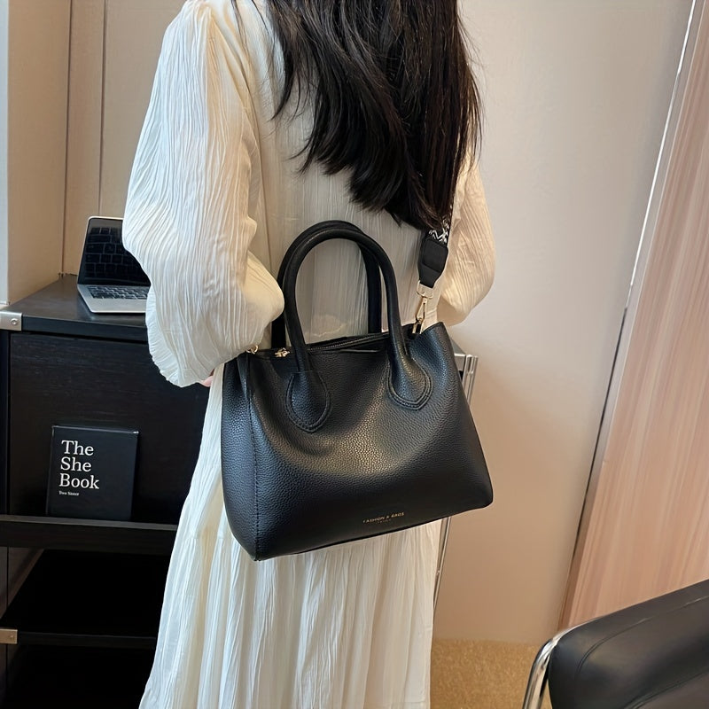 Vegan Leather Handbag Crossbody Satchel Purse
