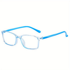 Kids Light Blocking Glasses Square Frame Boys Girls Anti Blue Light