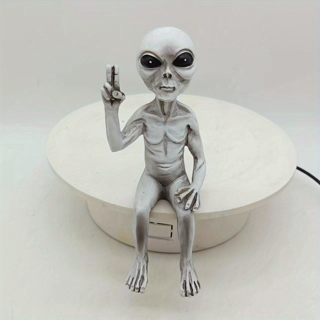 Alien Resin Ornament for Garden, Forest, Lawn