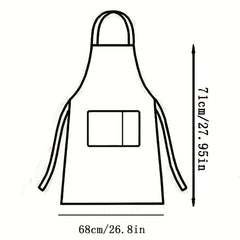 Waterproof Cartoon Cat Kitchen Apron for Home Cooking