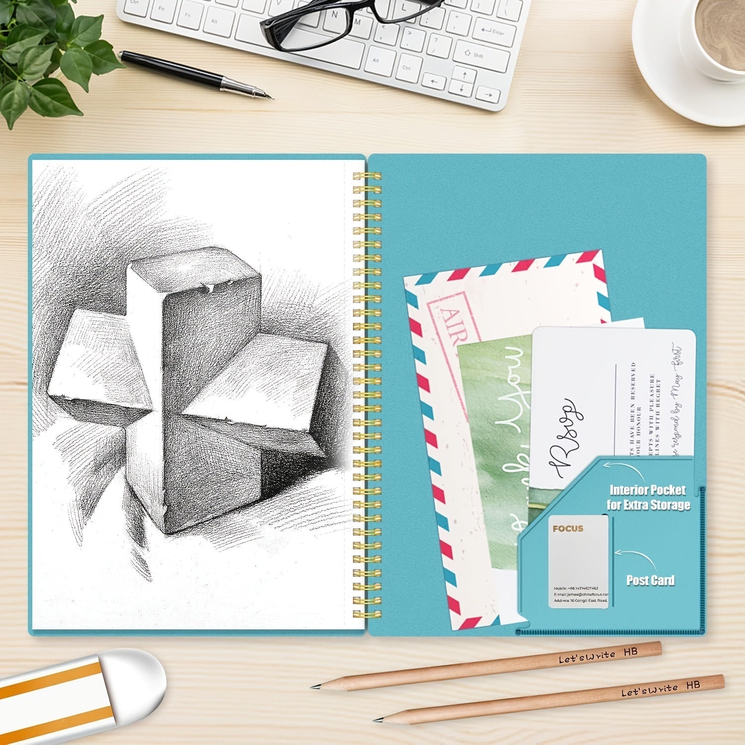 A4 Sketch Book Mixed Media Sketchbook 75 Sheets