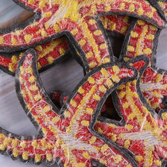 5pcs Starfish Applique Patch DIY Iron On Patch