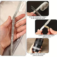 Rhinestone Crystal Glitter Sticker Tape DIY Crafts