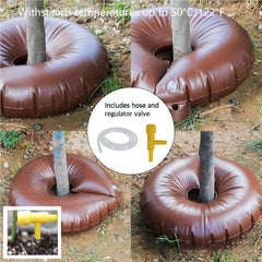 2pcs Tree Watering Bag Release Tree Watering Ring 37 85L Drip Irrigation System