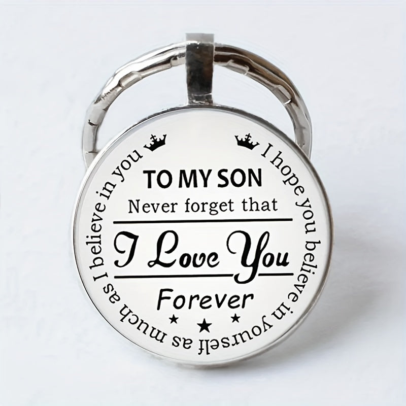 Zinc Alloy Crown Keychain For Men - Vintage Keychain For Son
