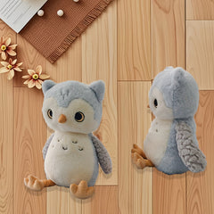 11.81in Owl Plush Light Gray - Perfect for Christmas & Halloween