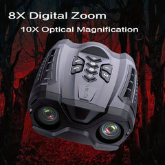 Night Vision Binoculars 10X Optical Zoom 8X Digital Zoom