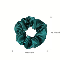 Satin Fabric Large Scrunchie Hair Rope Sport Headwear Non Slip Hair Accessories