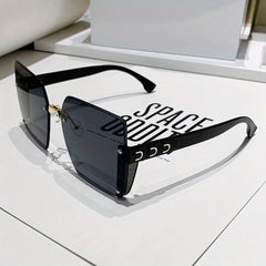 Rimless Sunglasses Gradient Glasses UV400