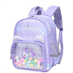 Preschool Mini Backpacks For Girls Boys Clear School Bag Waterproof Rucksack