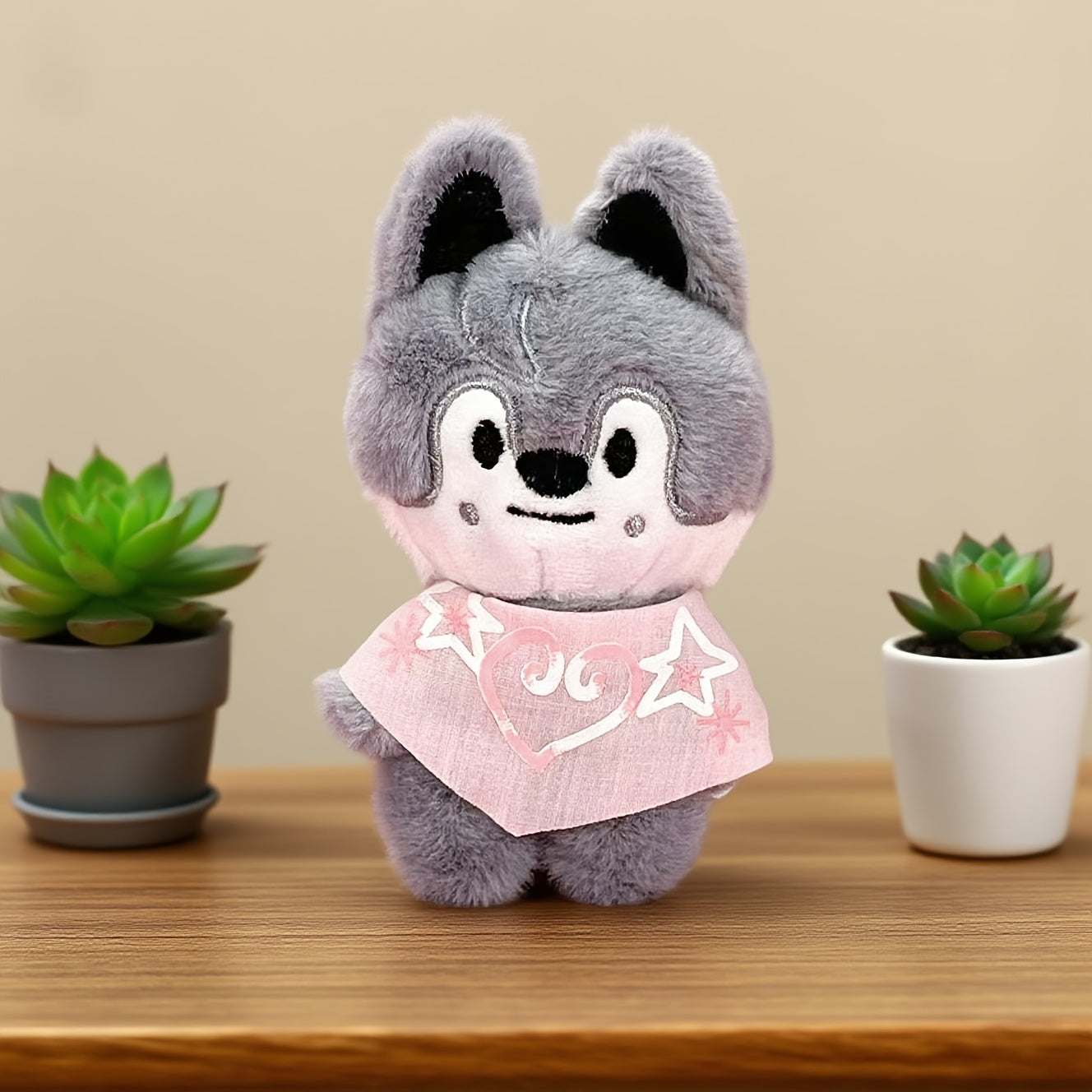 Magical Plush Toy Series Anime Animals with Expressive Eyes & Name Tags