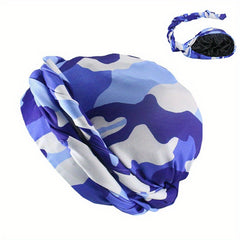 Camouflage Ethnic Men's Headband Cap Elastic Easy To Store Soft Cap