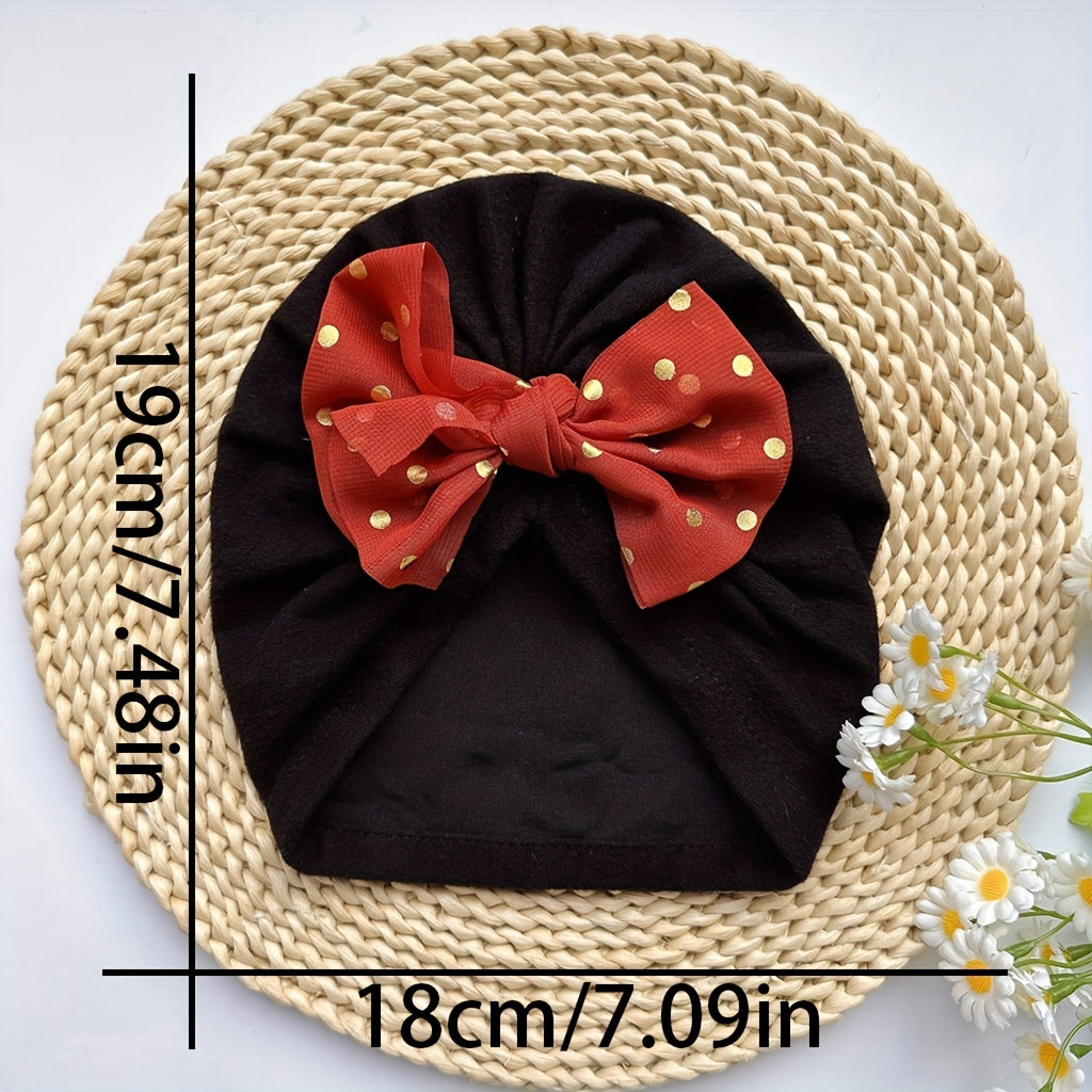 Baby Thin Headband Soft Bowtie Hat Newborns