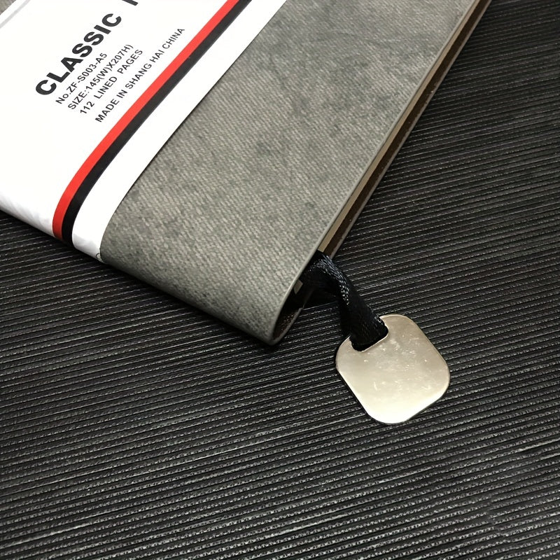 Retro Leather Business Notebooks Set w/ Pens