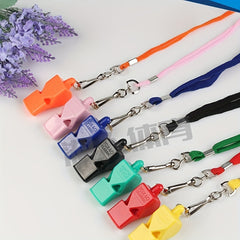 High Whistle Plastic Sports Referee Whistle Outdoor Survival Accessories