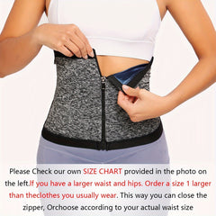 Sauna Sweat Waist Trimmer Body Shaper Waist Trainer Tummy Control