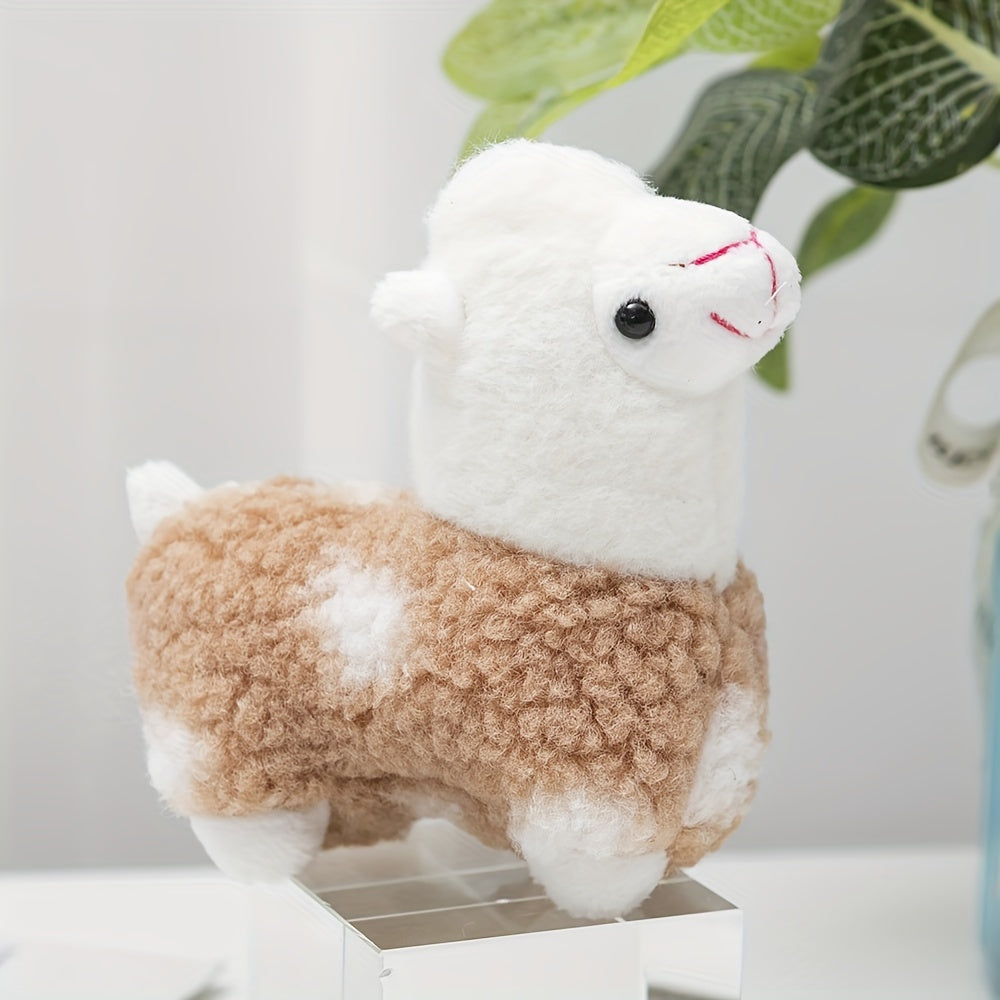 4.33'' Alpaca Plush Keychain Soft Cartoon Doll Toy