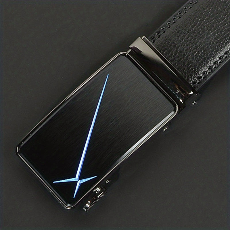 High Buckle Men's Belt Automatic Buckle Belt Business