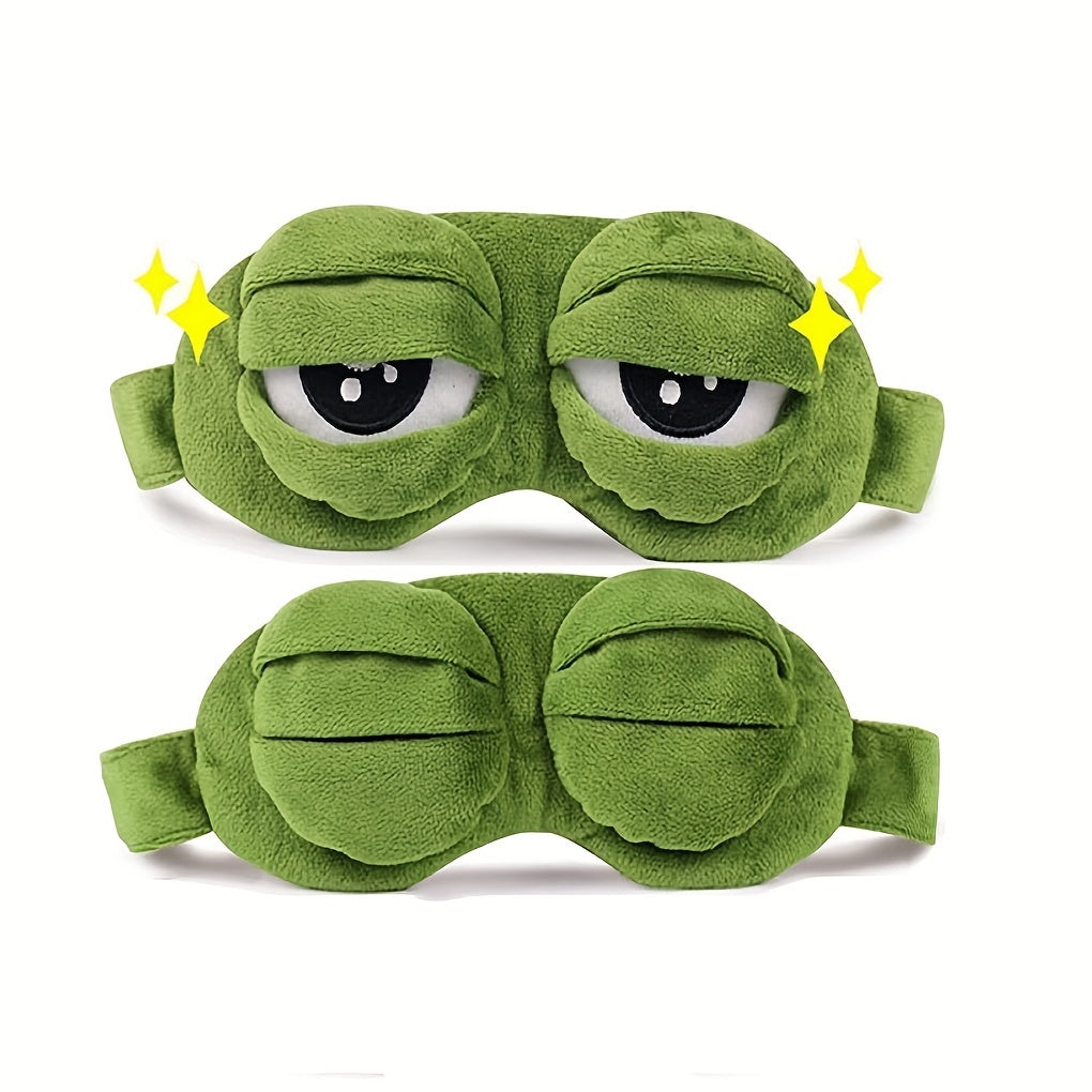 Funny Frog Sleep Eye Mask For Sleeping Halloween Gift