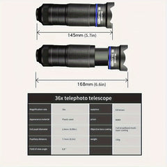 Outdoor Mobile Phone Telephoto Lens Waterproof Monocular