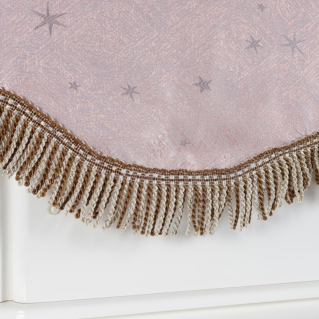 88 Key Piano Cover with Velvet Tassels & Dust Protection