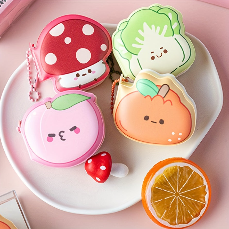 Creative Vegetable Sticky Notes Mini Word Book Keyring