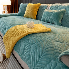 Velvet Sofa Slipcover Non-slip Anti-scratch Cover