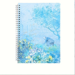 1pc Creative Coil Notebook Horizontal Line Notepad
