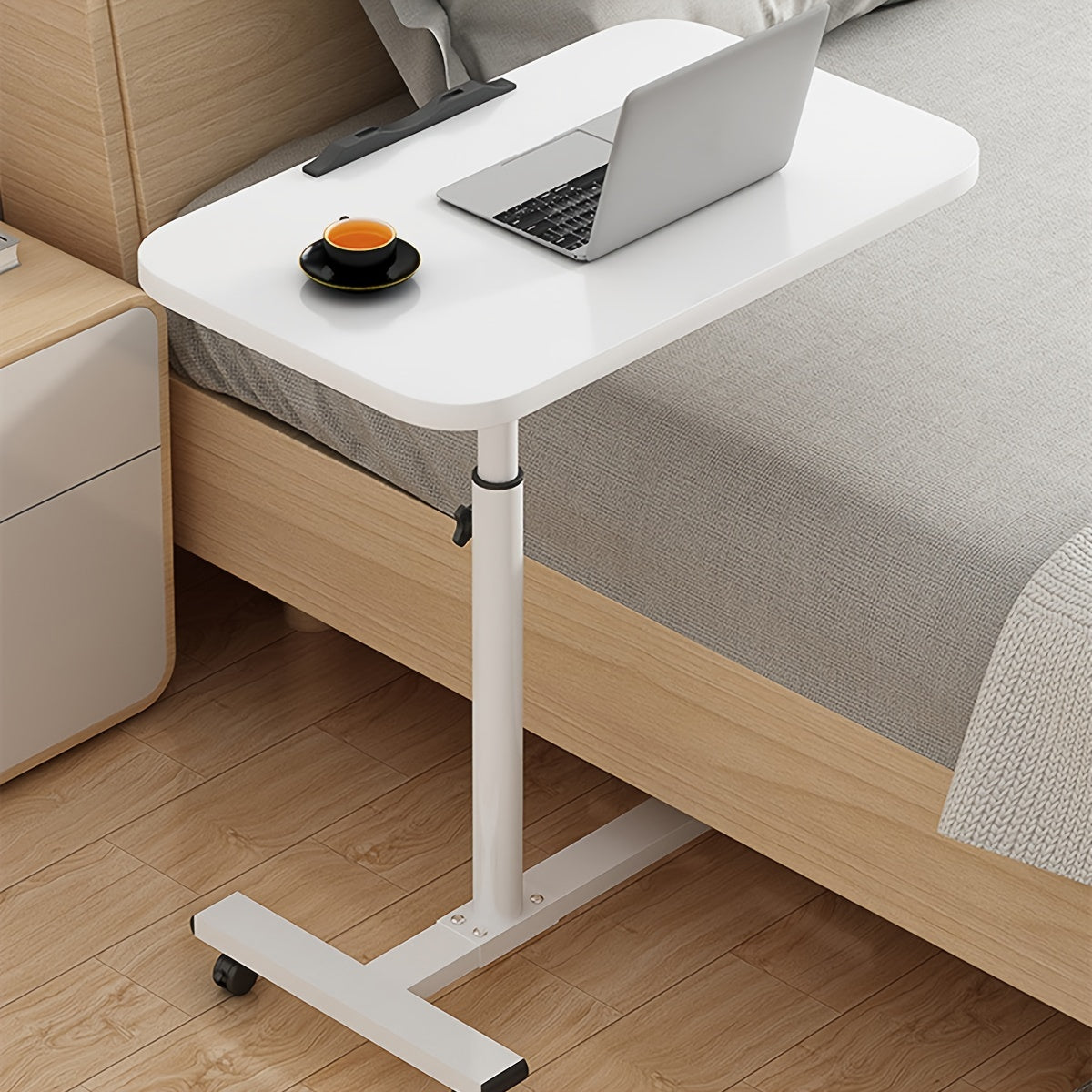 Adjustable Height Stand Up Desk Small Coffee Table Space Saving
