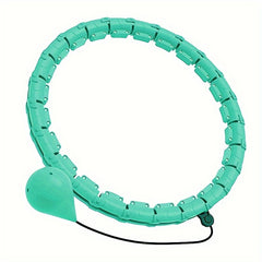 Detachable 24 Sections Pilates Fitness Hoop Exercise Ring With Weighted Ball