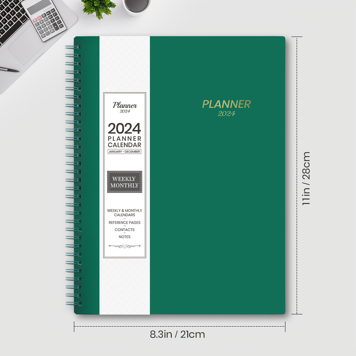 Planner Weekly Monthly Calendar Spiral12 Months From JAN To DEC