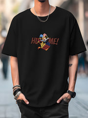 Jack In The Box Men's Graphic Crew Neck T-Shirt for Summer