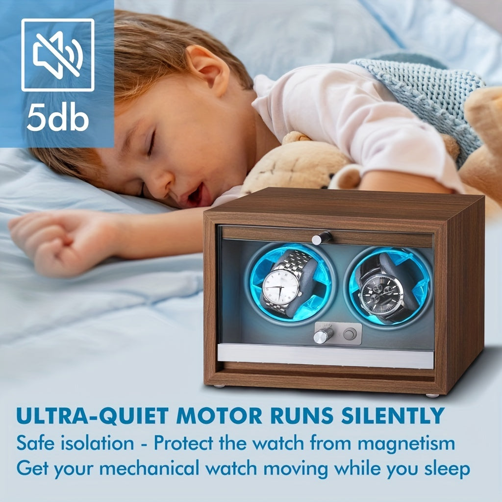 Automatic Mechanical Watch Rotator Anti-magnetic Box