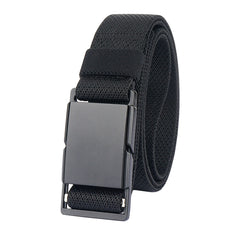 Men's Metal Magnetic Buckle Elastic Belt 3 Wide