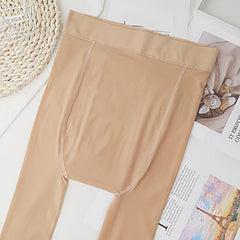 Solid Pantyhose Slim Fit Anti Snag Leggings Women's Stockings