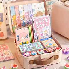 Dust-proof Storage Box Cartoon Toy Stationery Organization with Lid