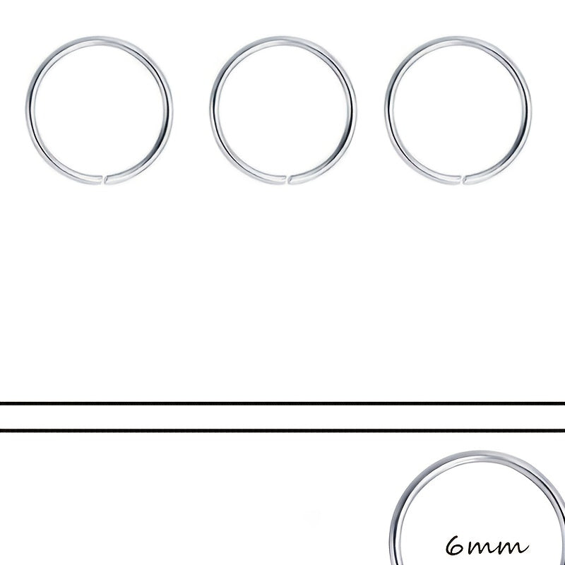 Stainless Steel Round Ring Nose Nail Body Ear Ring