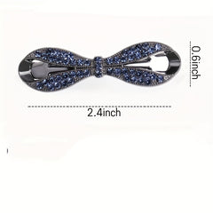 Crystal Bowknot Spring Clip Women's Hair Clip