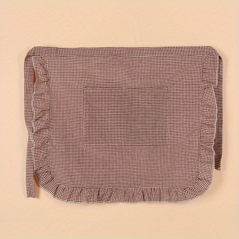Half Length Chef Apron Hotel Restaurant Waist Apron With Pocket