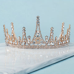 Bridal Rhinestone Headband Princess Style Tiara