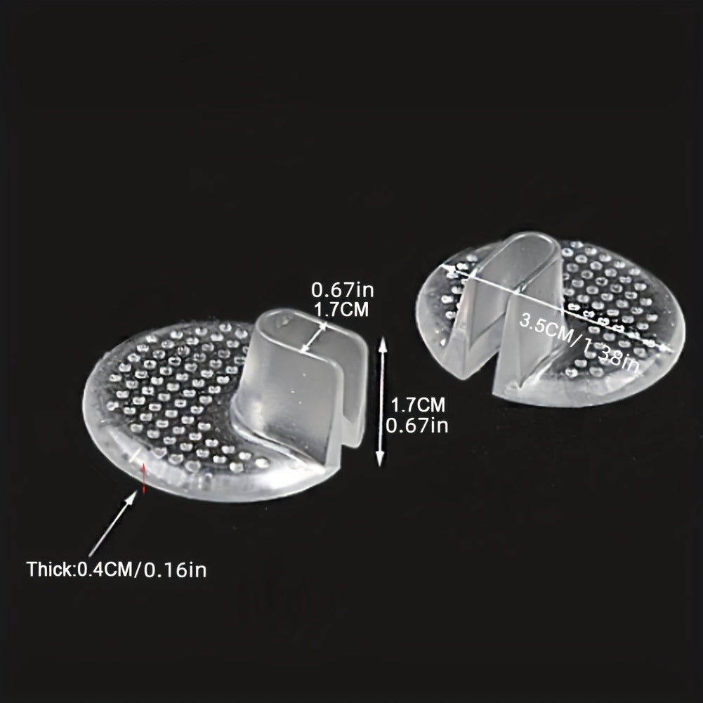 Soft Gel Flip Flop Toe Protectors for Thong Sandals, 2Pcs