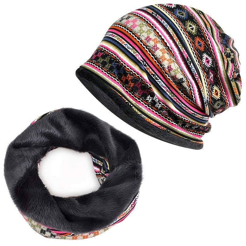 Slouchy Beanies Hats Womens Cotton Beanie Caps Thick Fleece Lined Knit Hat