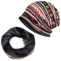 Slouchy Beanies Hats Womens Cotton Beanie Caps Thick Fleece Lined Knit Hat